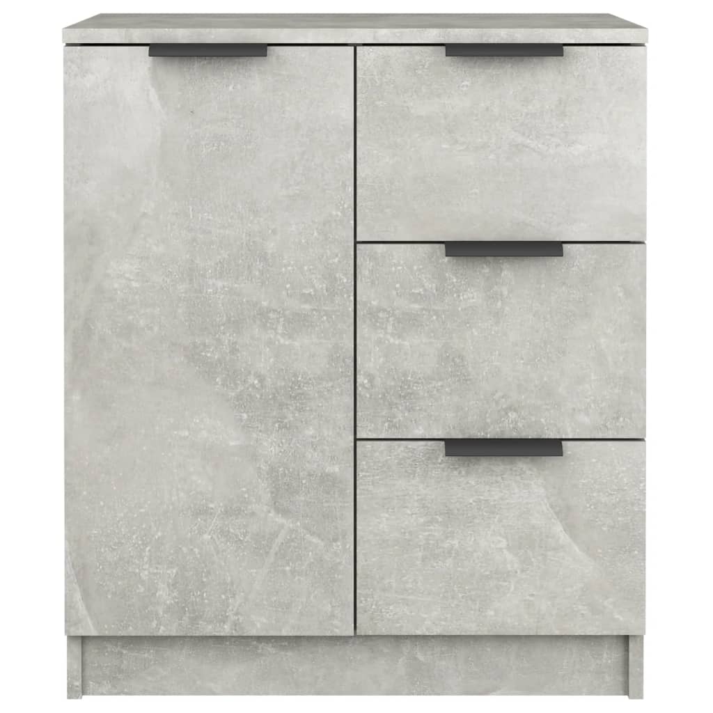 Skjenk Betonggrå 60X30X70 Cm Konstruert Tre