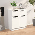 Skjenk Hvit 60X30X70 Cm Konstruert Tre