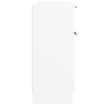 Skjenk Hvit 60X30X70 Cm Konstruert Tre