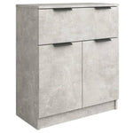Skjenk Betonggrå 60X30X70 Cm Konstruert Tre