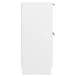 Skjenk Hvit 60X30X70 Cm Konstruert Tre