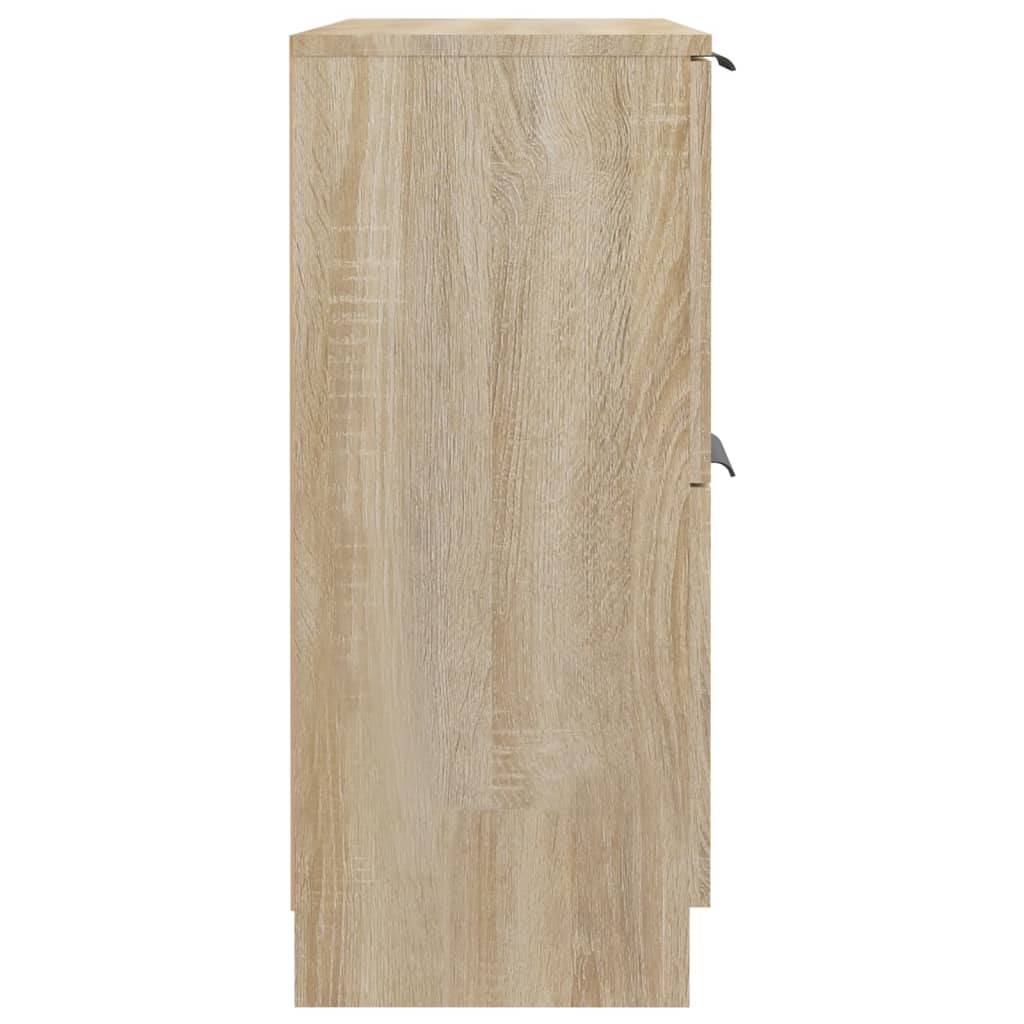 Skjenk Sonoma Eik 60X30X70 Cm Konstruert Tre