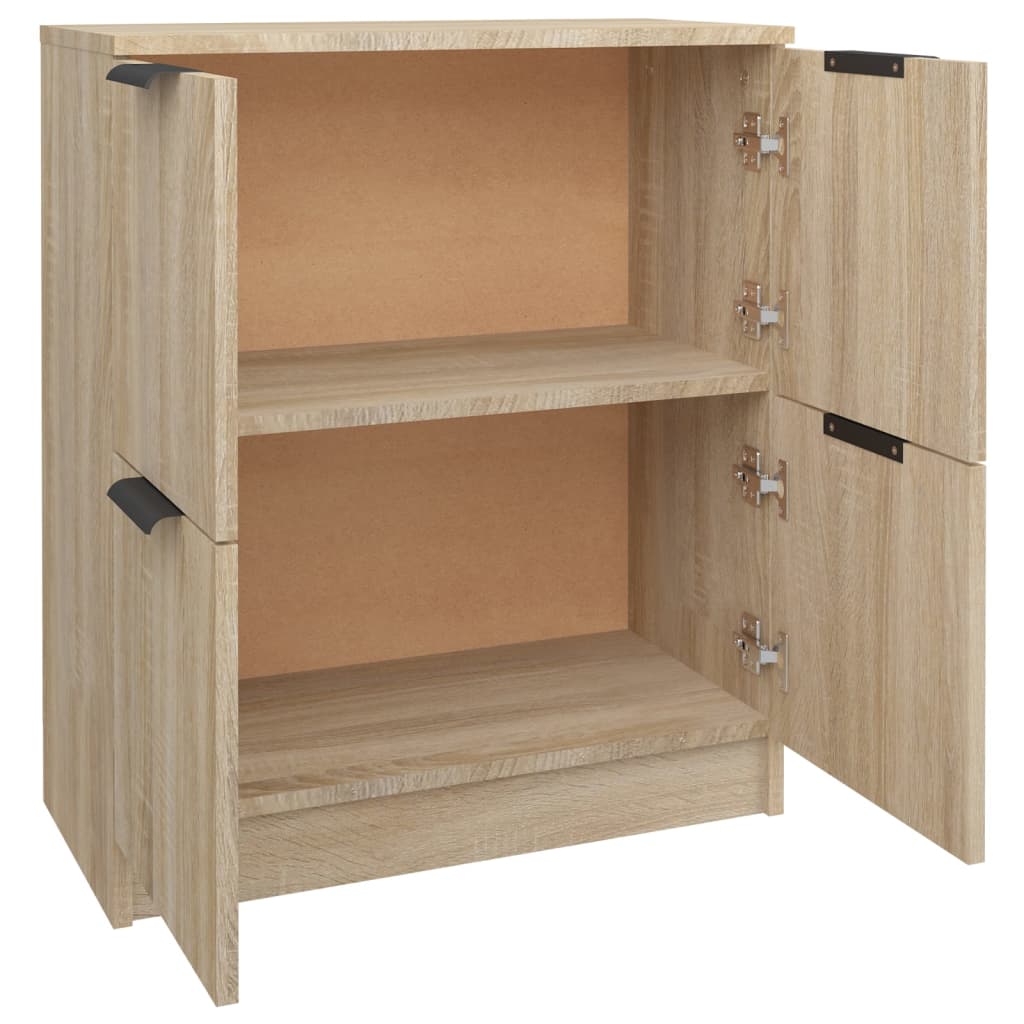 Skjenk Sonoma Eik 60X30X70 Cm Konstruert Tre