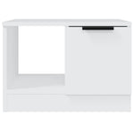 Salongbord Hvit 50X50X36 Cm Konstruert Tre