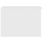 Salongbord Hvit 50X50X36 Cm Konstruert Tre