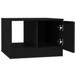 Salongbord Svart 50X50X36 Cm Konstruert Tre