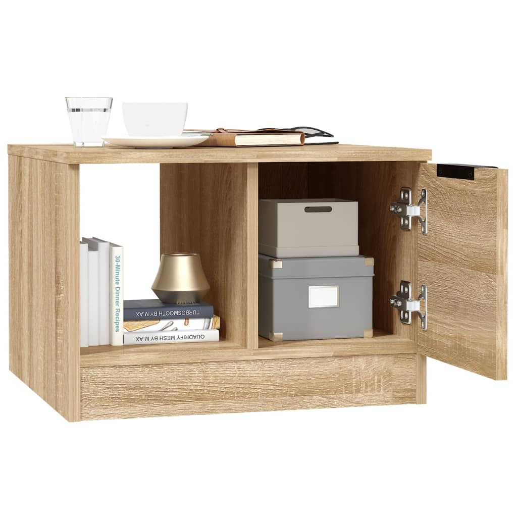 Salongbord Sonoma Eik 50X50X36 Cm Konstruert Tre