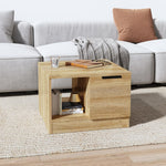 Salongbord Sonoma Eik 50X50X36 Cm Konstruert Tre