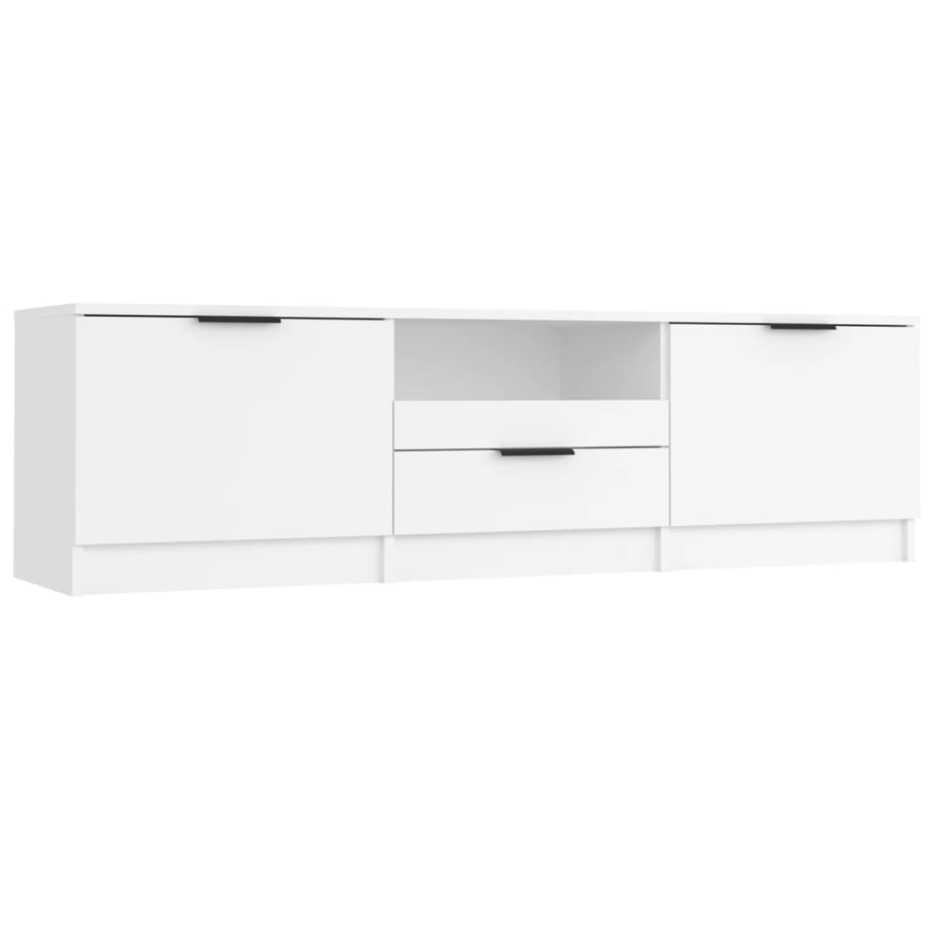 Tv-Skap Hvit 140X35X40 Cm Konstruert Tre
