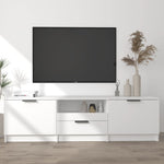 Tv-Skap Hvit 140X35X40 Cm Konstruert Tre