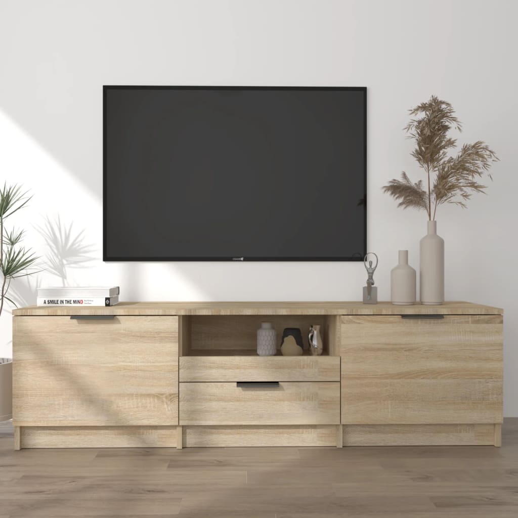 Tv-Skap Sonoma Eik 140X35X40 Cm Konstruert Tre