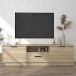 Tv-Skap Sonoma Eik 140X35X40 Cm Konstruert Tre