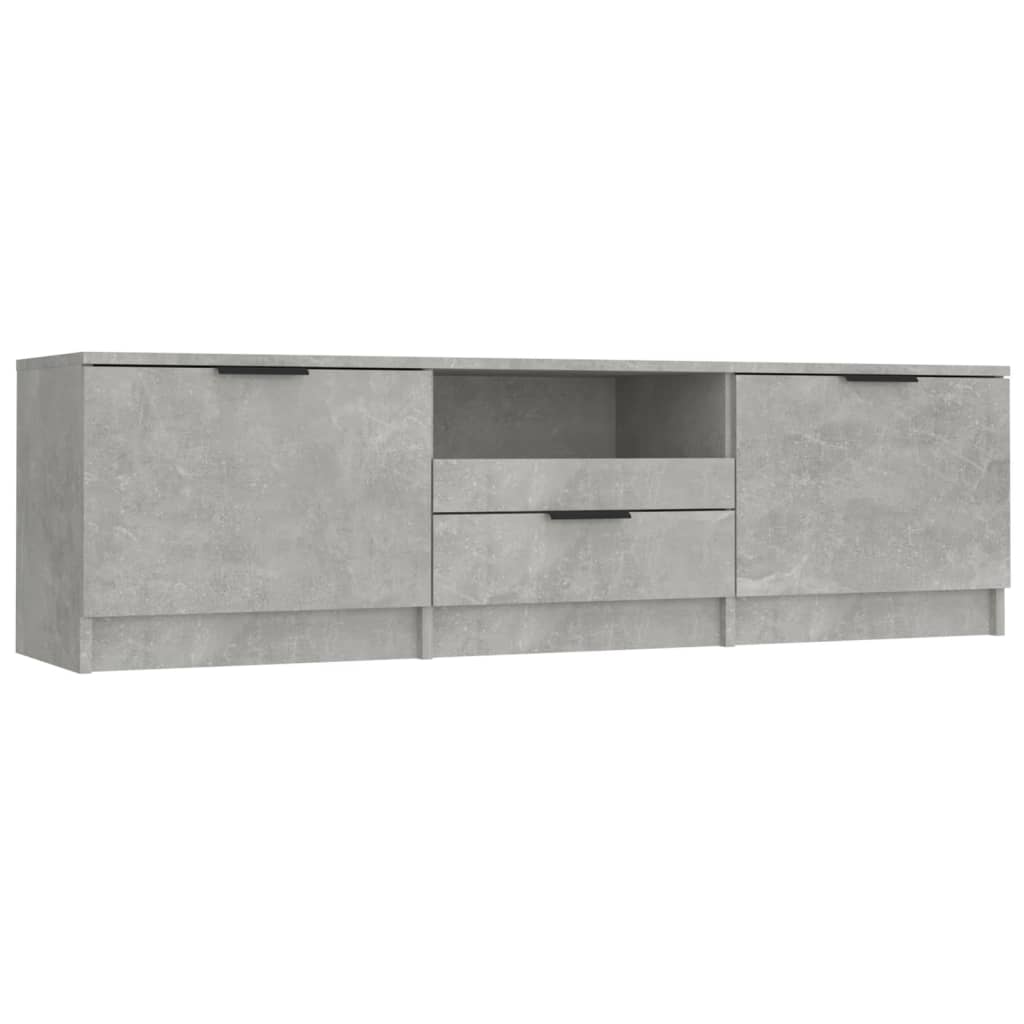 Tv-Benk Betonggrå 140X35X40 Cm Konstruert Tre