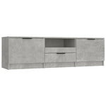 Tv-Benk Betonggrå 140X35X40 Cm Konstruert Tre