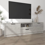 Tv-Benk Betonggrå 140X35X40 Cm Konstruert Tre