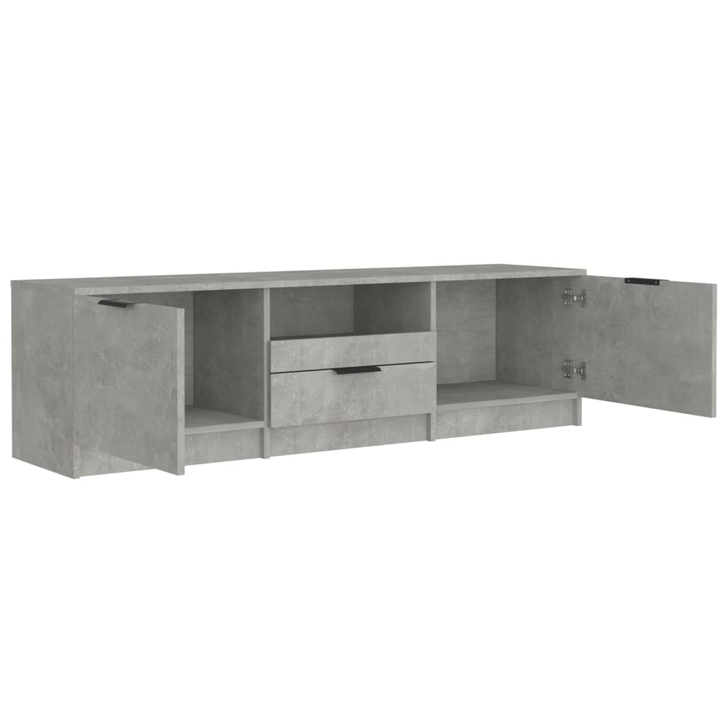 Tv-Benk Betonggrå 140X35X40 Cm Konstruert Tre