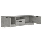 Tv-Benk Betonggrå 140X35X40 Cm Konstruert Tre