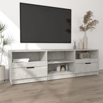 Tv-Benk Betonggrå 150X33,5X45 Cm Konstruert Tre