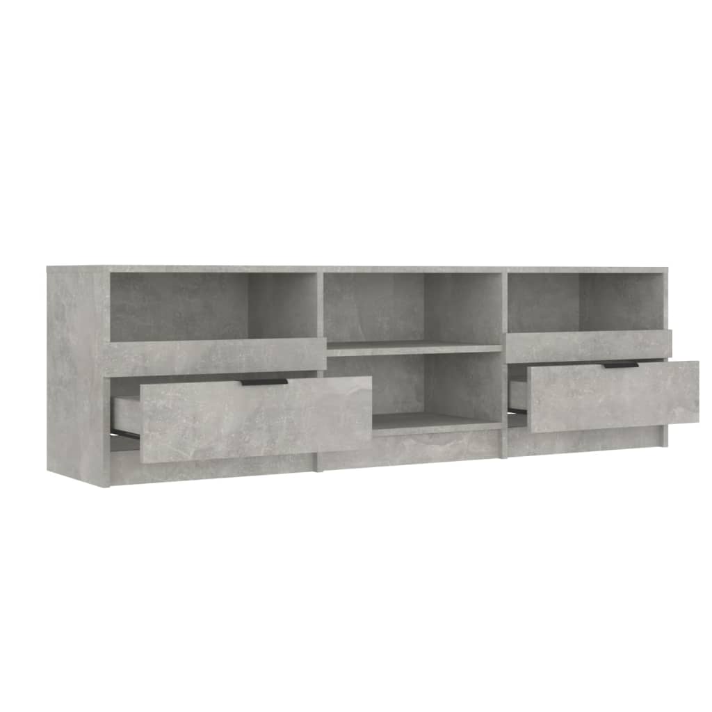 Tv-Benk Betonggrå 150X33,5X45 Cm Konstruert Tre