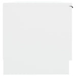 Tv-Benk Hvit 102X35X36,5 Cm Konstruert Tre