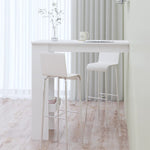 Veggmontert Barbord Hvit 102X45X103,5 Cm Konstruert Tre