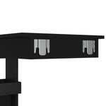 Veggmontert Barbord Svart 102X45X103,5 Cm Konstruert Tre