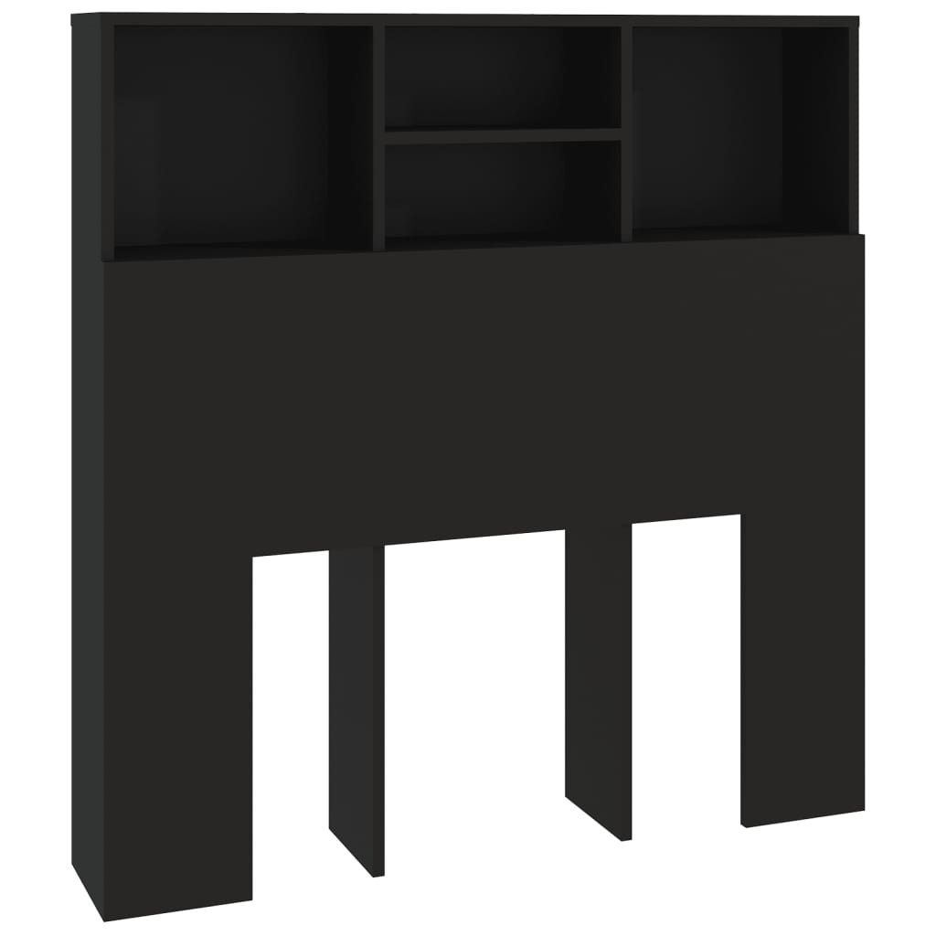 Sengegavlskap Svart 100X19X103,5 Cm