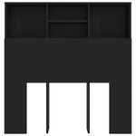 Sengegavlskap Svart 100X19X103,5 Cm