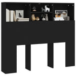 Sengegavlskap Svart 120X19X103,5 Cm
