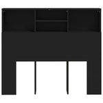 Sengegavlskap Svart 120X19X103,5 Cm