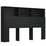 Sengegavlskap Svart 160X19X103,5 Cm