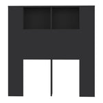 Sengegavlskap Svart 100X18,5X104,5 Cm