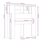 Sengegavlskap Sonoma Eik 100X18,5X104,5 Cm
