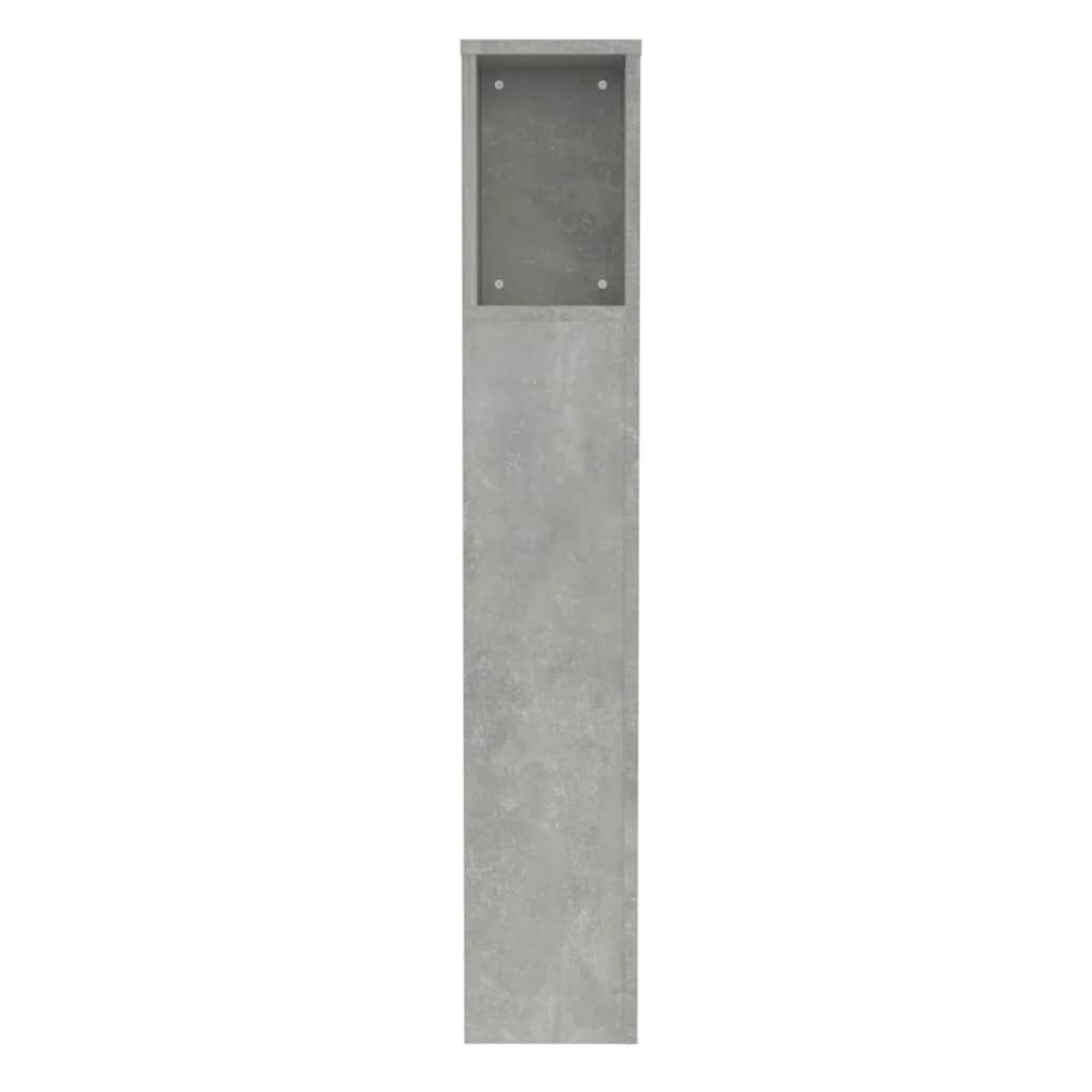 Sengegavlskap Betonggrå 100X18,5X102,5 Cm