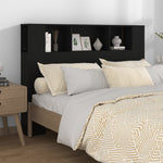 Sengegavlskap Svart 140X18,5X104,5 Cm
