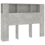 Sengegavlskap Betonggrå 140X18,5X104,5 Cm