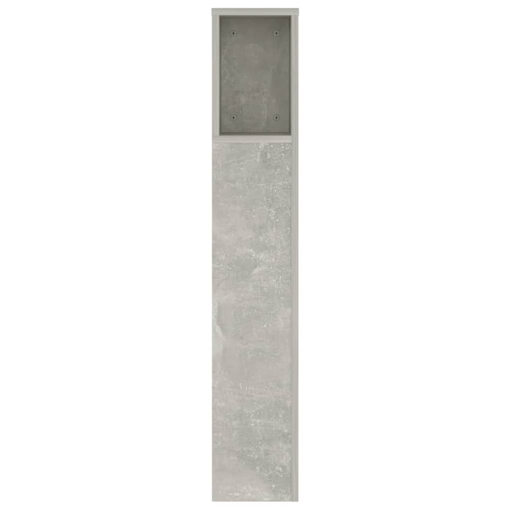 Sengegavlskap Betonggrå 140X18,5X104,5 Cm