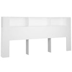 Sengegavlskap Hvit 220X18,5X104,5 Cm
