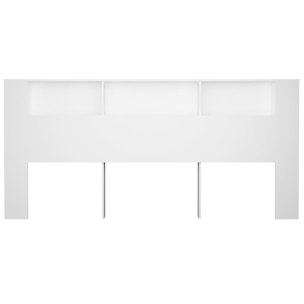 Sengegavlskap Hvit 220X18,5X104,5 Cm
