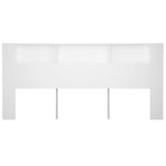 Sengegavlskap Hvit 220X18,5X104,5 Cm