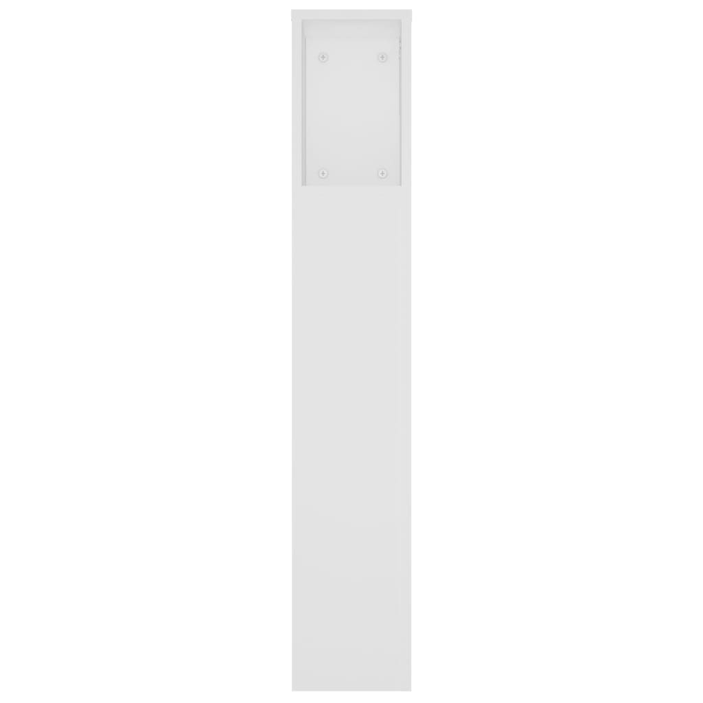 Sengegavlskap Hvit 220X18,5X104,5 Cm