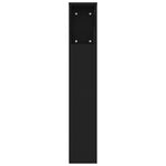 Sengegavlskap Svart 220X18,5X104,5 Cm