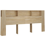 Sengegavlskap Sonoma Eik 220X18,5X104,5 Cm