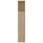 Sengegavlskap Sonoma Eik 220X18,5X104,5 Cm