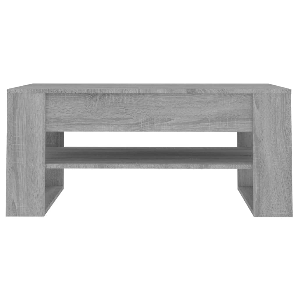 Salongbord Grå Sonoma 102X55X45 Cm Konstruert Tre