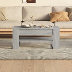 Salongbord Grå Sonoma 102X55X45 Cm Konstruert Tre