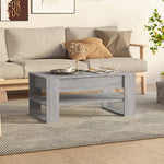 Salongbord Grå Sonoma 102X55X45 Cm Konstruert Tre