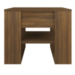 Salongbord Brun Eik 55,5X55X45 Cm Konstruert Tre