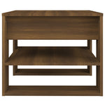Salongbord Brun Eik 55,5X55X45 Cm Konstruert Tre