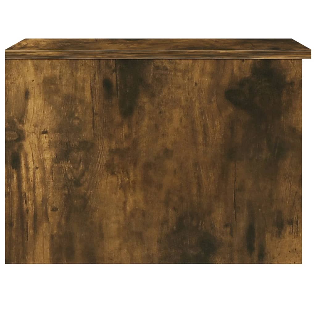 Salongbord Røkt Eik 50X50X36 Cm Konstruert Tre
